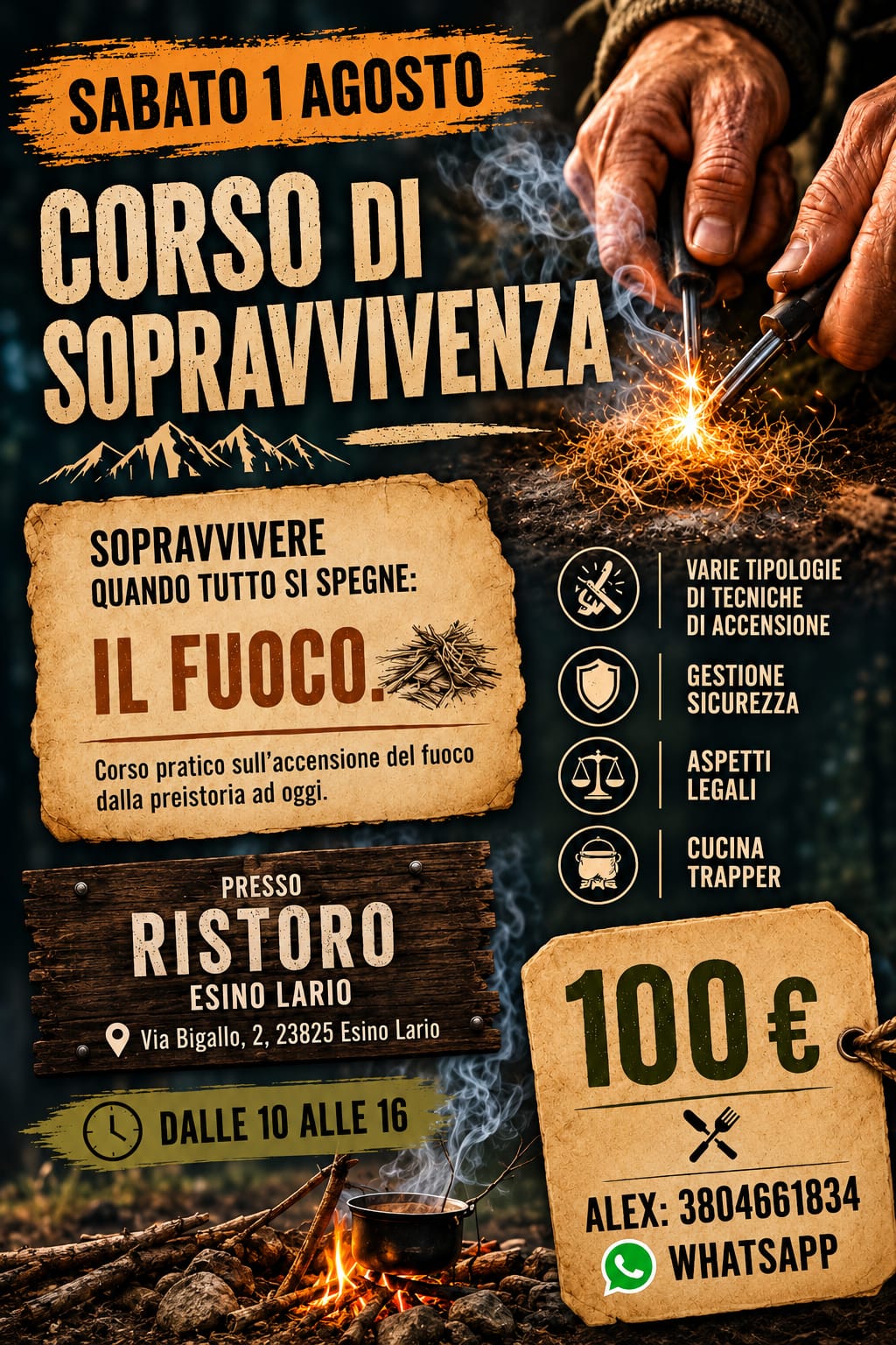 Corso di sopravvivenza - Il fuoco